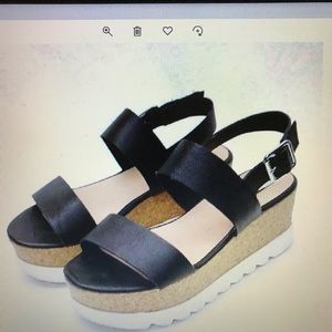 New Steve Madden Krista Wedge Sandal .